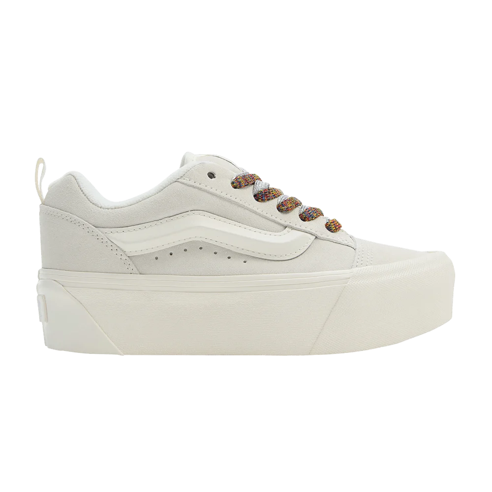 Кроссовки Vans Knu Stack 'White Multi-Color Laces'