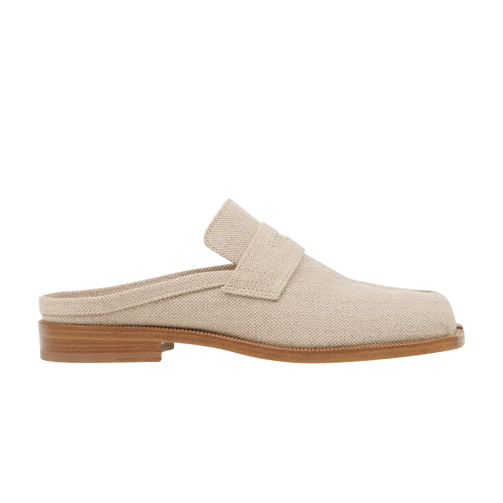 Maison Margiela Wmns Tabi City Loafer Mule 'Khaki Linen'
