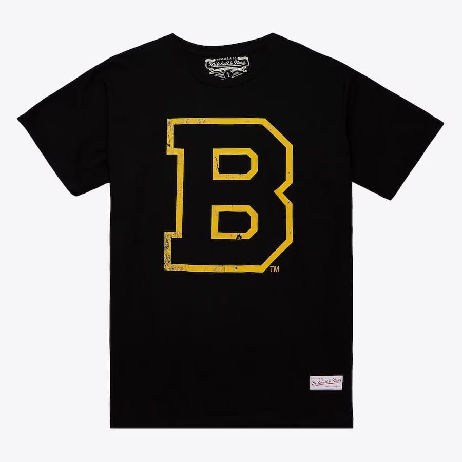 futbolka-mitchell-ness-black-boston-bruins-distressed-logo-t-shirt