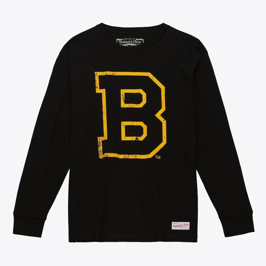 longsliv-mitchell-ness-black-boston-bruins-vintage-logo-long-sleeve-t-shirt