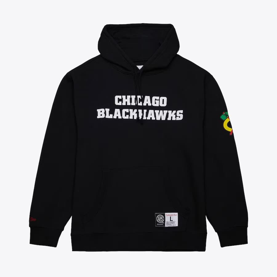 hudi-mitchell-ness-black-chicago-blackhawks-game-time-fleece-pullover-hoodie