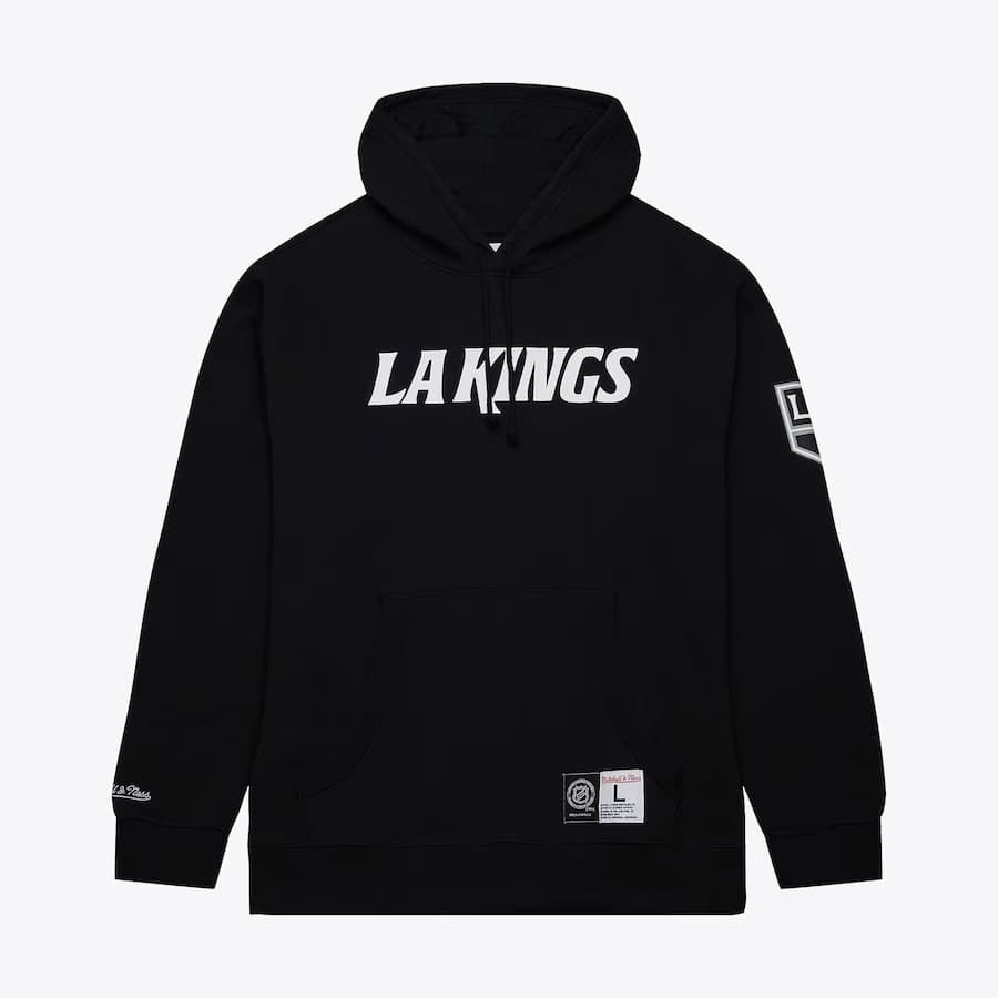 hudi-mitchell-ness-black-los-angeles-kings-game-time-fleece-pullover-hoodie