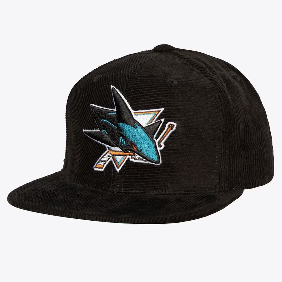 bejsbolka-mitchell-ness-black-san-jose-sharks-all-directions-corduroy-snapback-hat