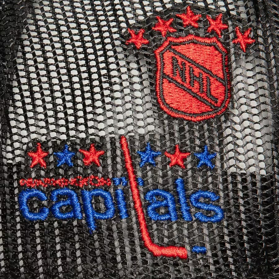 Бейсболка Mitchell & Ness Black Washington Capitals Times Up Trucker Adjustable Hat