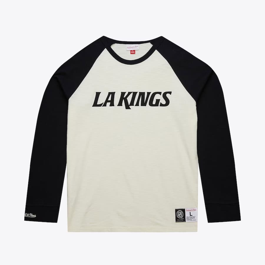 longsliv-mitchell-ness-cream-los-angeles-kings-legendary-slub-raglan-long-sleeve-t-shirt