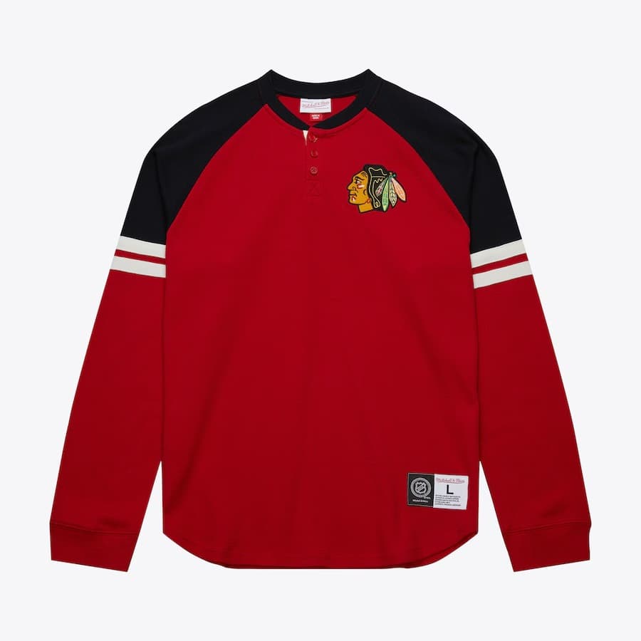 longsliv-mitchell-ness-red-chicago-blackhawks-thermal-henley-top