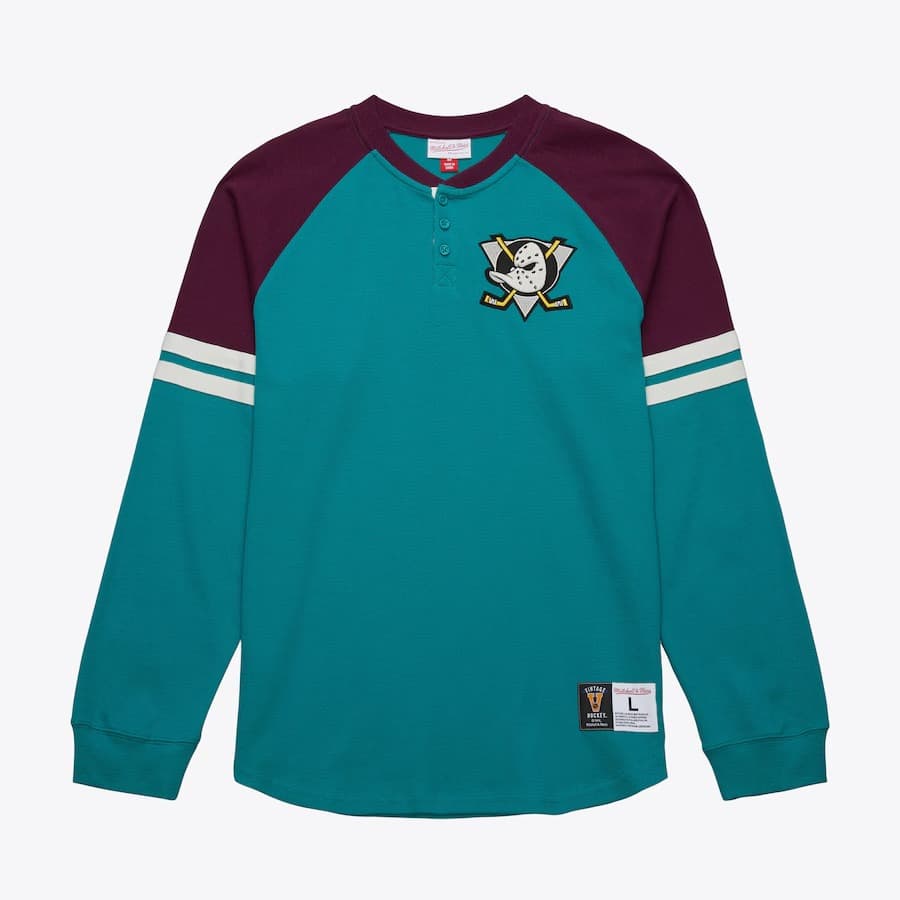 longsliv-mitchell-ness-teal-anaheim-ducks-vintage-logo-thermal-henley-top