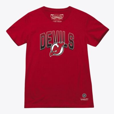 Mitchell & Ness Women's Red New Jersey Devils Minor Penalty T-Shirt