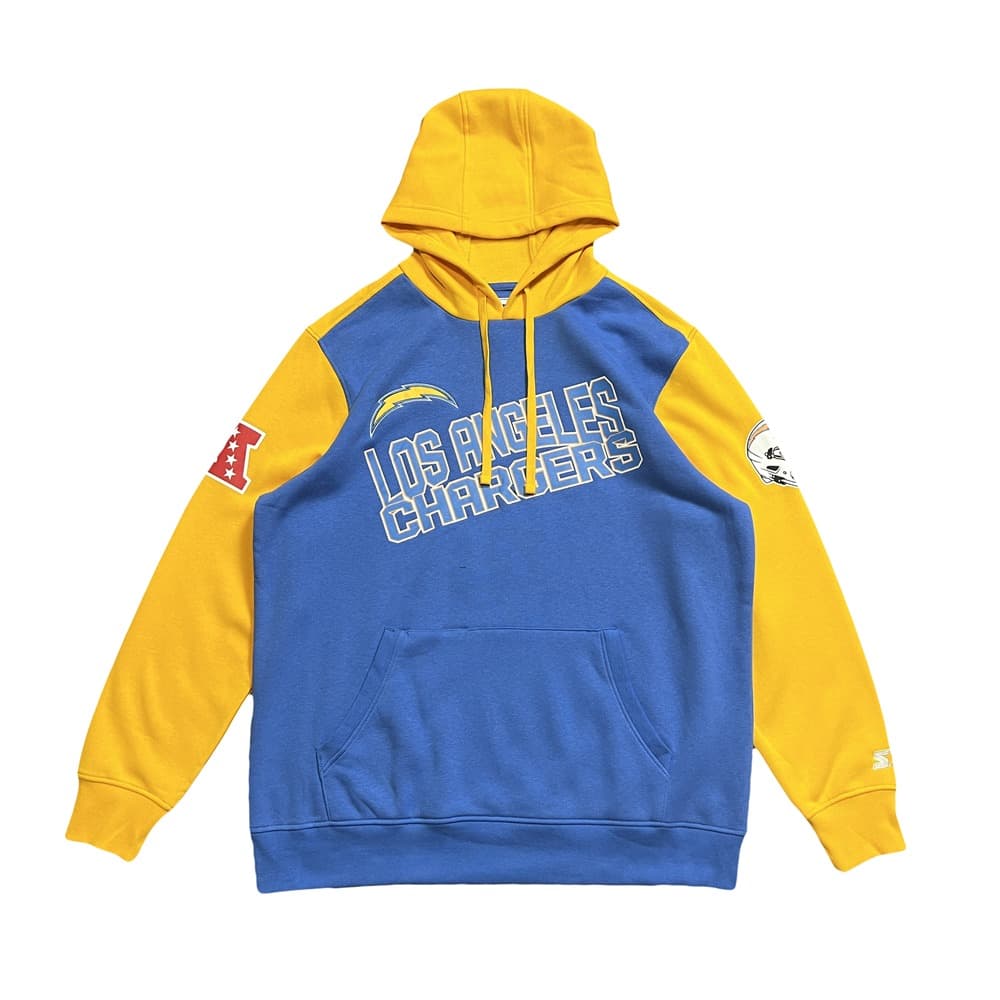 hudi-starter-nfl-chargers-blue-hoodie