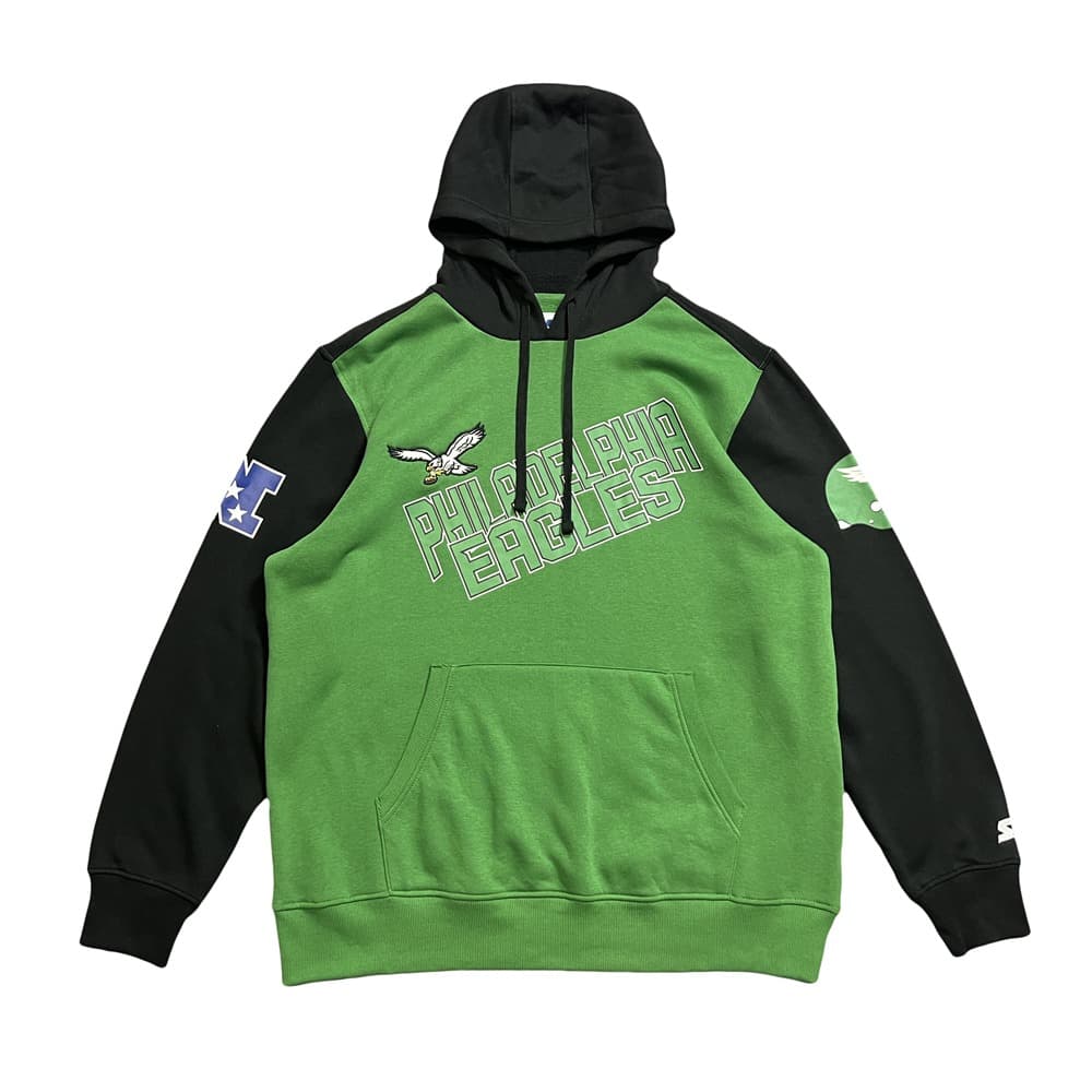 hudi-starter-nfl-eagles-green-hoodie