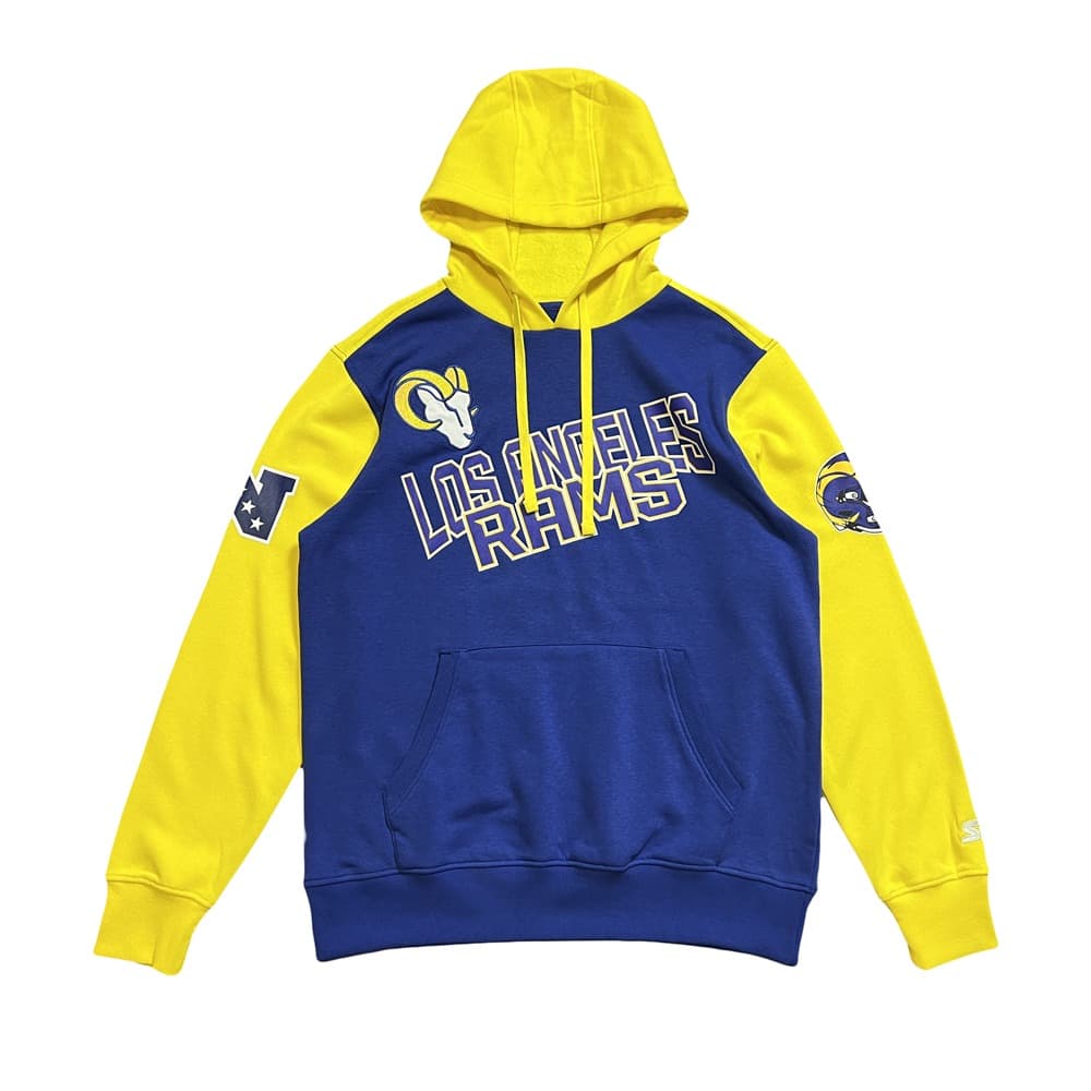 hudi-starter-nfl-rams-blue-hoodie