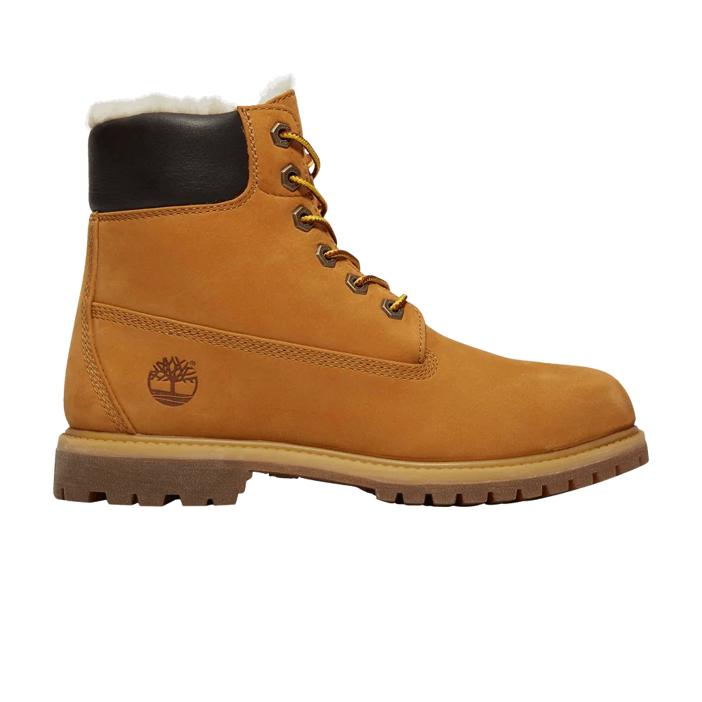 Timberland Wmns 6 Inch Premium Boot 'Wheat Shearling'