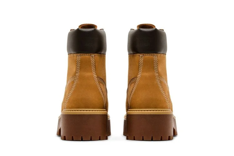 Timberland Wmns Stone Street 6 Inch Premium Platform Boot 'Wheat Nubuck'