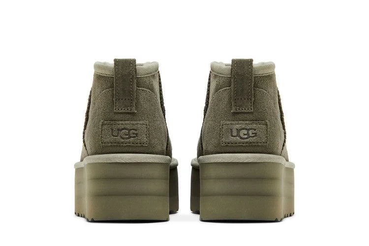 UGG Wmns Classic Ultra Mini Platform Boot 'Moss Green'