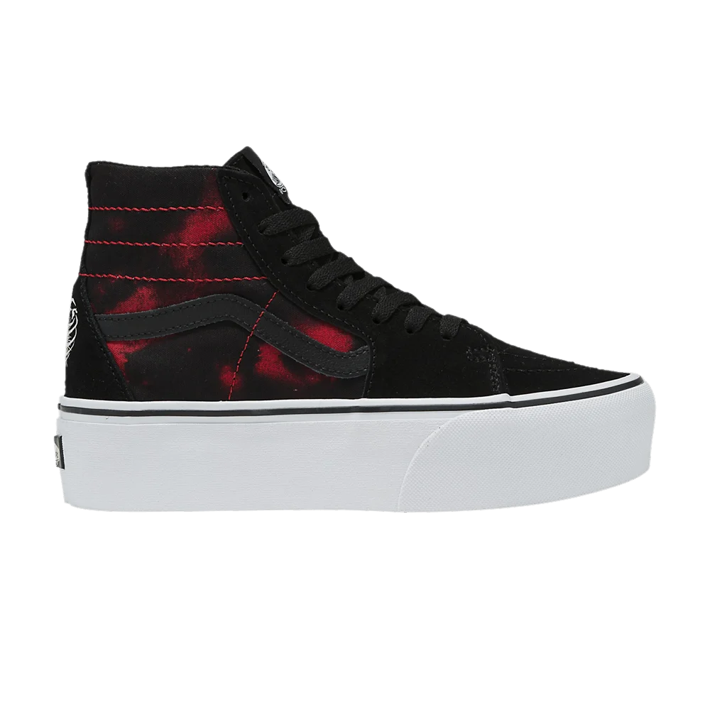 Vans Sk8-Hi Tapered Stackform 'Glow-In-The-Dark Skull Print'