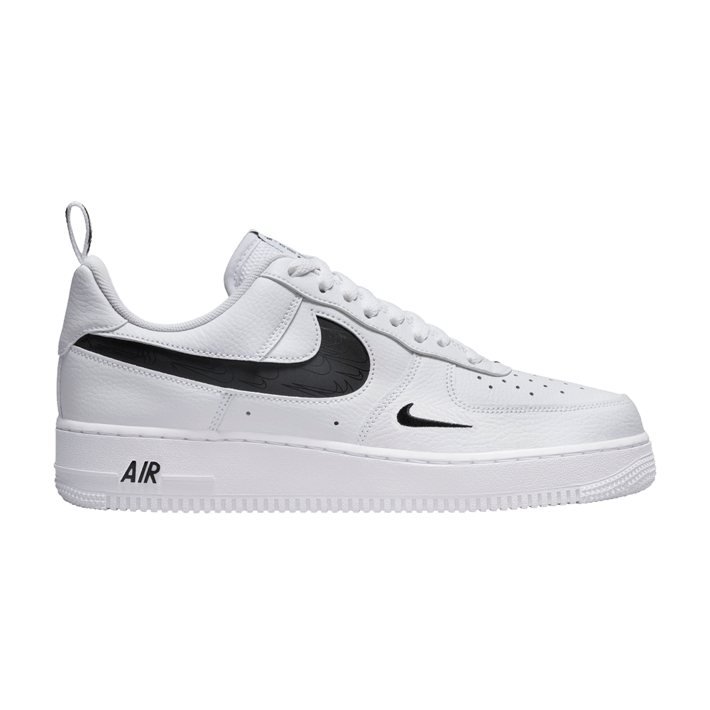 Кроссовки Nike Air Force 1 '07 LV8 'Reflective Swoosh - White Black'