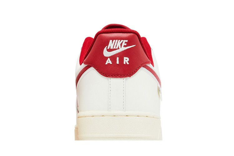 Кроссовки Nike Air Force 1 '07 'Sail Gym Red Embroidered Swoosh'