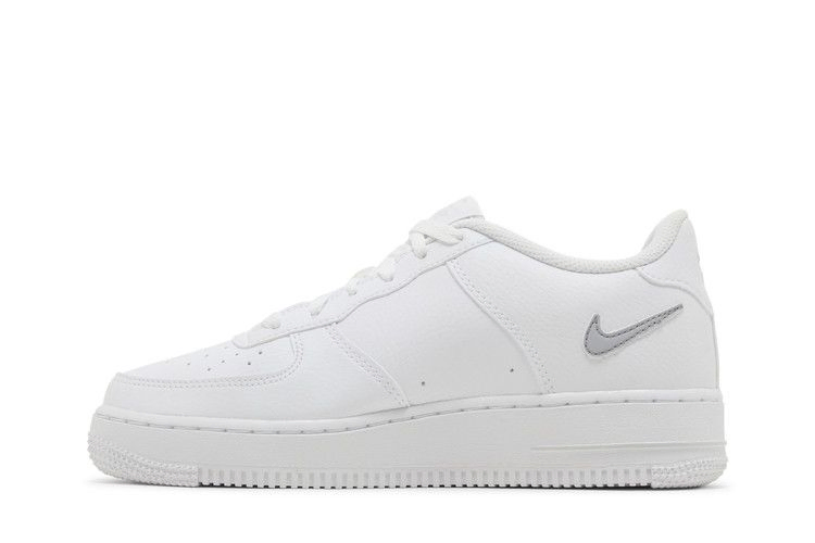 Кроссовки Nike Air Force 1 GS 'Cut Out Swoosh - White Photon Dust'