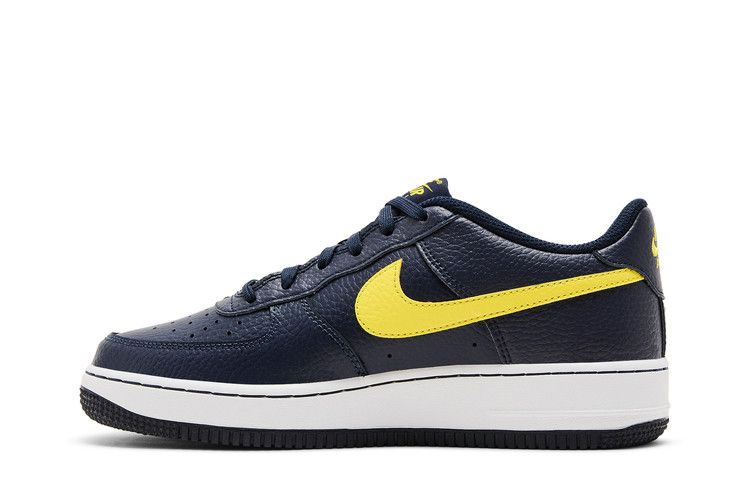 Кроссовки Nike Air Force 1 GS 'Obsidian Opti Yellow'