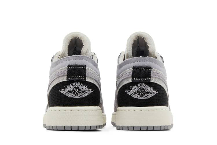 Кроссовки Air Jordan 1 Low SE Craft GS 'Inside Out - Cement Grey'