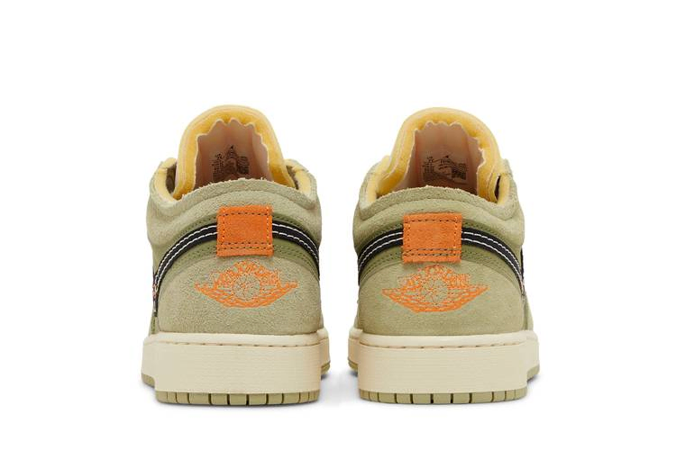 Кроссовки Air Jordan 1 Low SE Craft GS 'Sky J Light Olive'