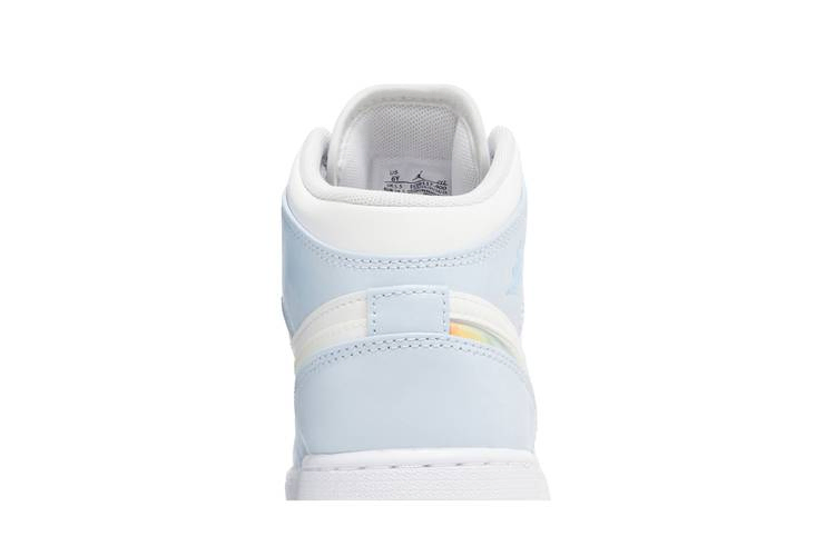 Кроссовки Air Jordan 1 Mid SE GS 'Glitter Swoosh'