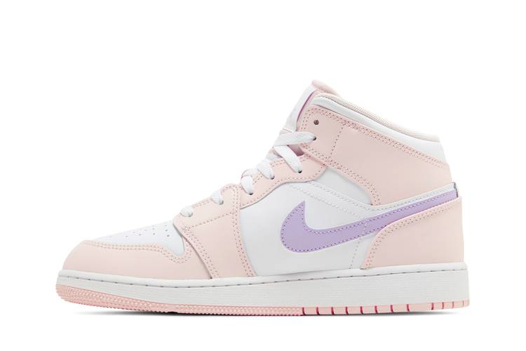 Кроссовки Air Jordan 1 Mid GS 'Pink Wash'