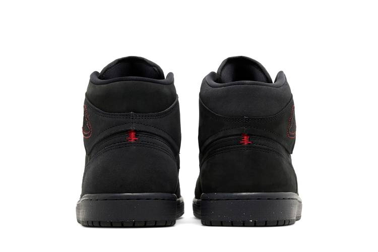 Кроссовки Air Jordan 1 Mid SE Craft 'Dark Smoke Red'