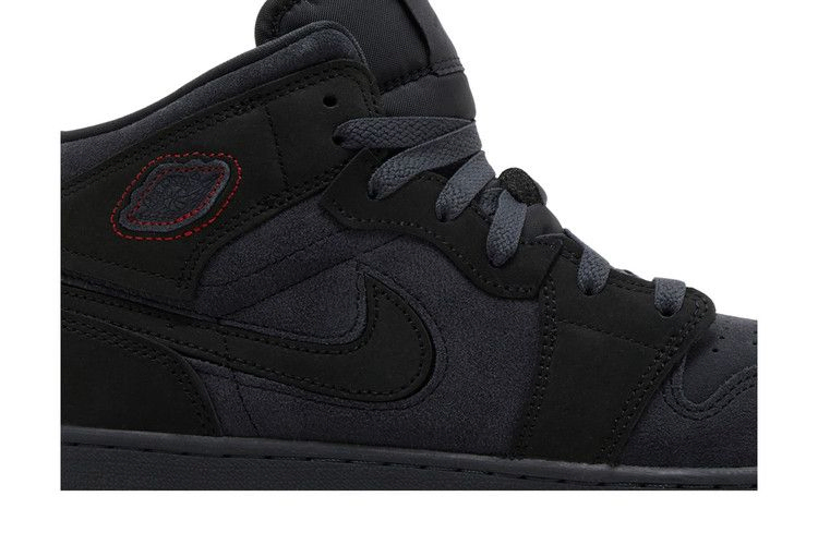 Кроссовки Air Jordan 1 Mid SE Craft GS 'Dark Smoke Red'