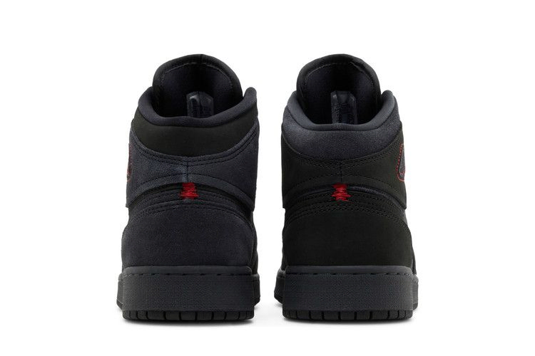 Кроссовки Air Jordan 1 Mid SE Craft GS 'Dark Smoke Red'