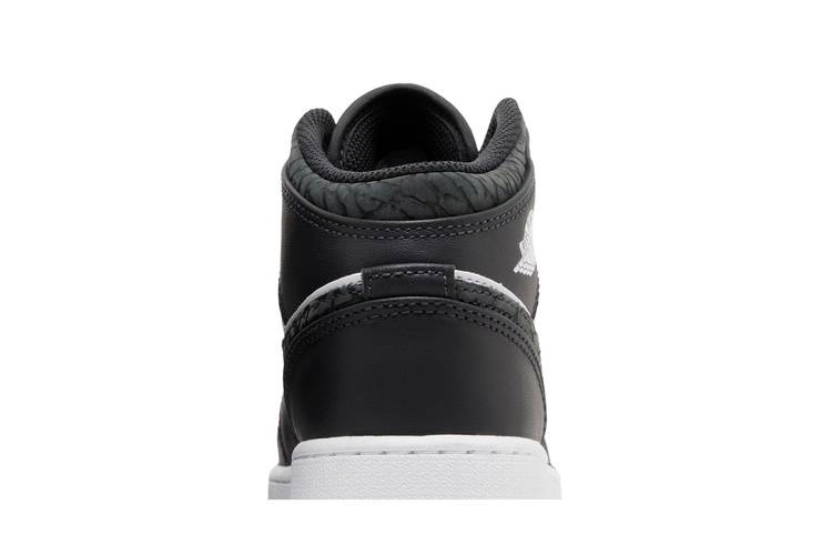 Кроссовки Air Jordan 1 Mid SE GS 'Panda Elephant'