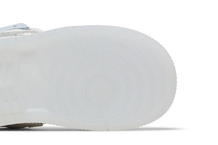 Кроссовки Air Jordan 1 Mid SE TD 'Glitter Swoosh'