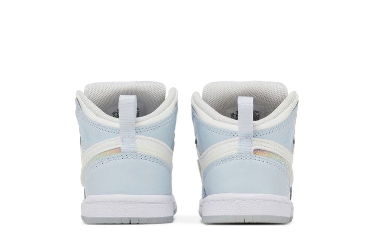 Кроссовки Air Jordan 1 Mid SE TD 'Glitter Swoosh'