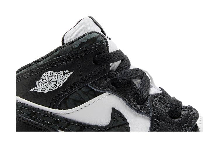 Кроссовки Air Jordan 1 Mid SE TD 'Panda Elephant'