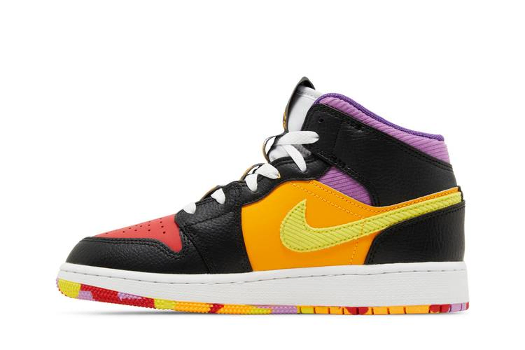 Кроссовки Air Jordan 1 Mid SS GS 'Championships'