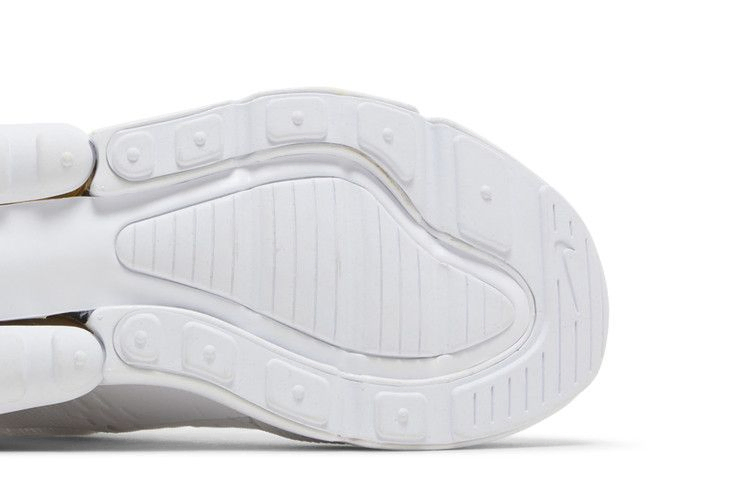 Кроссовки Nike Air Max 270 GS 'Multi-Swoosh - White University Gold'