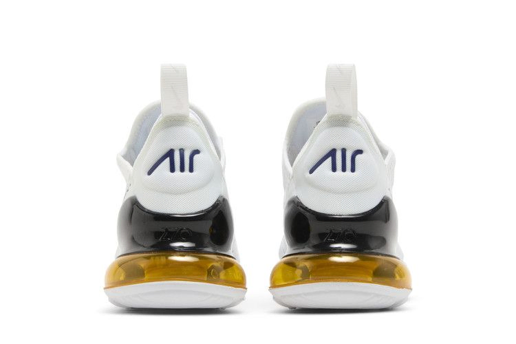 Кроссовки Nike Air Max 270 GS 'Multi-Swoosh - White University Gold'