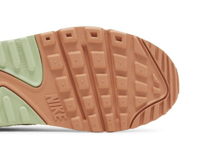 Кроссовки Nike Air Max 90 Leather GS 'Pale Ivory Honeydew'