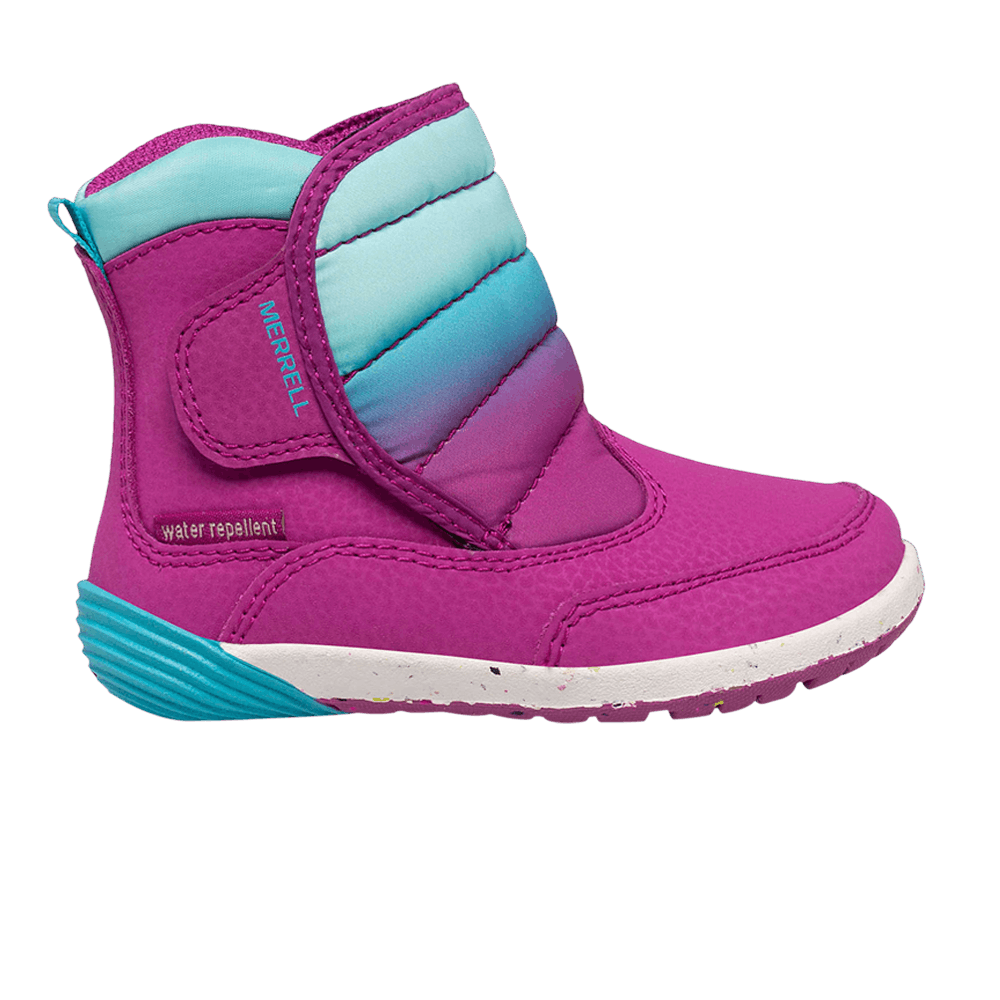 Кроссовки Merrell Bare Steps Puffer Little Kid 'Berry Turquoise'