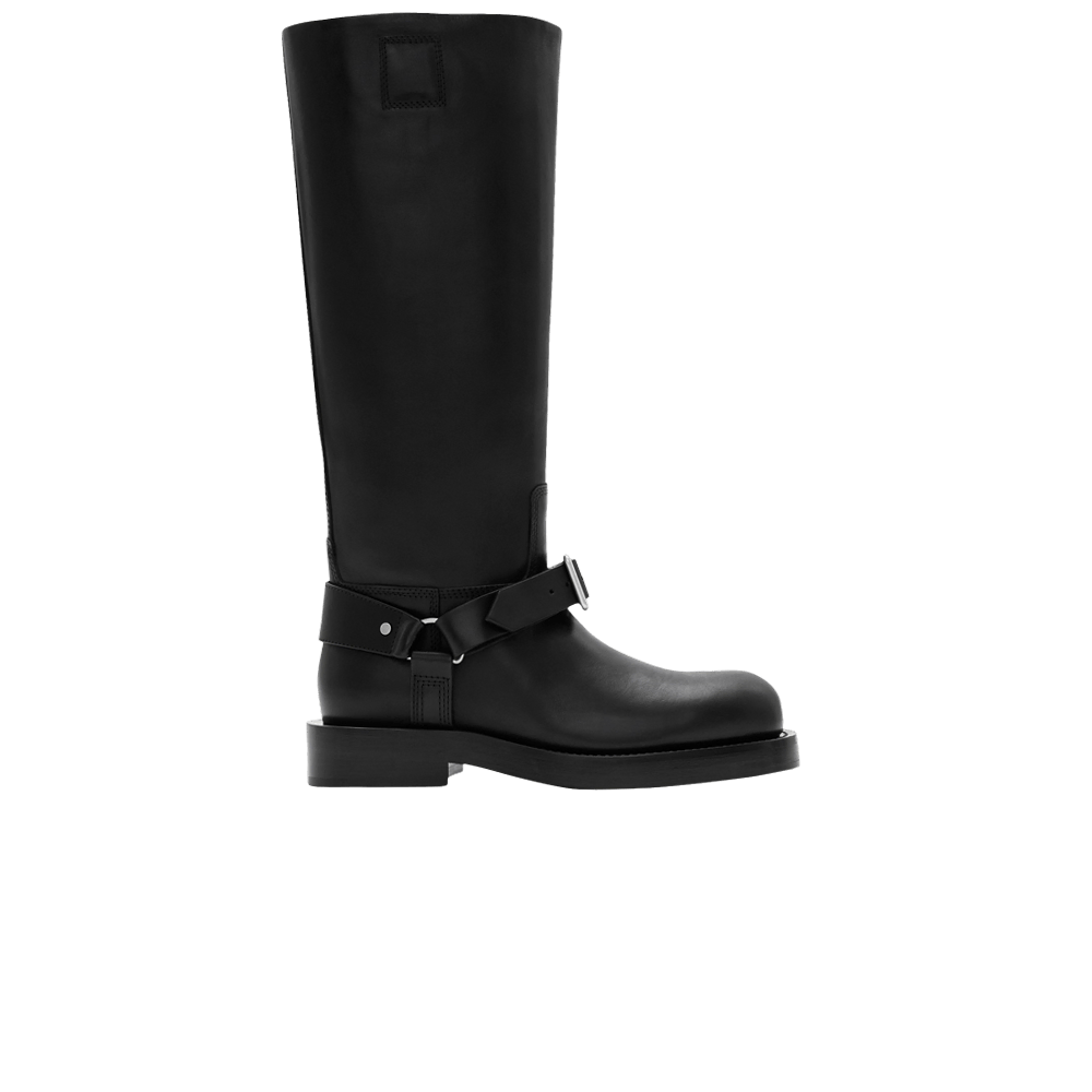 Кроссовки Burberry Wmns Leather Saddle Tall Boot 'Black'