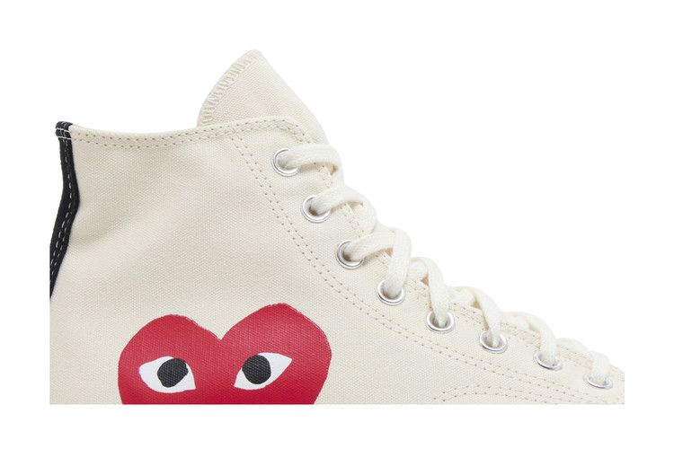 Кроссовки Converse Comme des Garçons Play x Chuck 70 High 'Milk' 2023