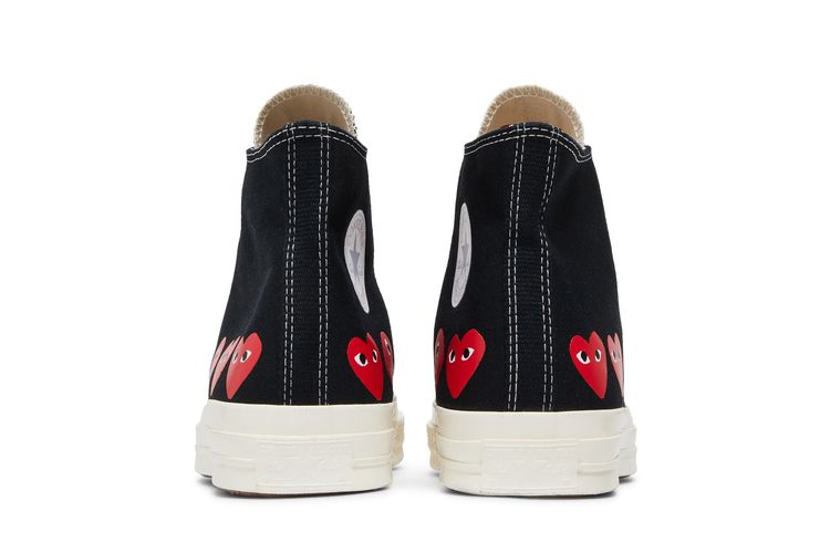 Кроссовки Converse Comme des Garçons PLAY x Chuck 70 High 'Multi Heart - Black'