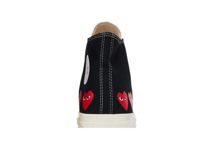 Кроссовки Converse Comme des Garçons PLAY x Chuck 70 High 'Multi Heart - Black'