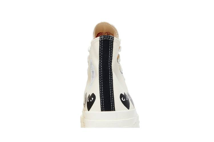 Кроссовки Converse Comme des Garçons PLAY x Chuck 70 High 'Multi Heart - Milk Black'