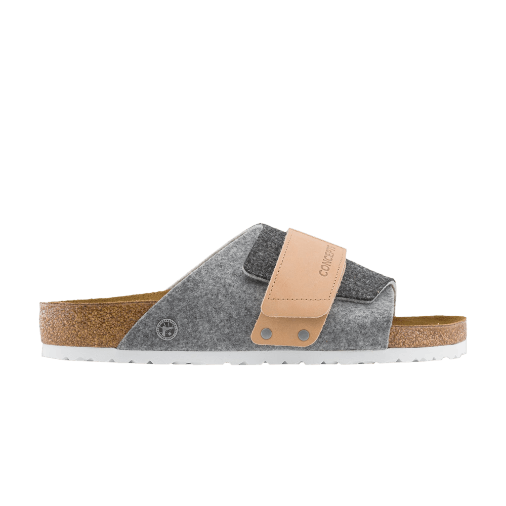 Кроссовки Birkenstock Concepts x Wmns Kyoto 'Black Grey Felt'
