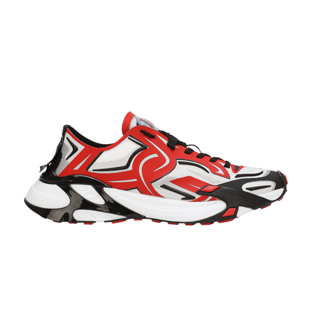 Кроссовки Dolce & Gabbana Fast Sneaker 'White Black Red'
