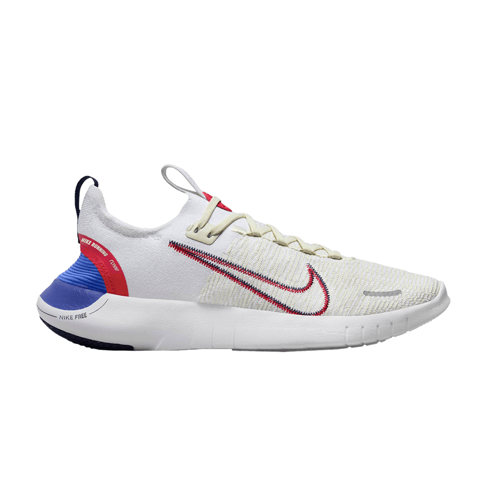 Nike free rn white best sale