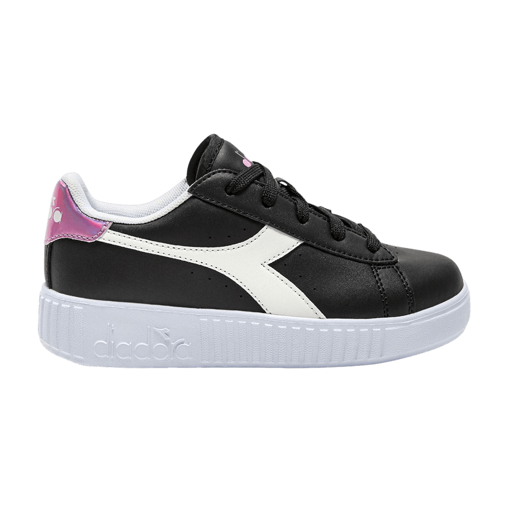 Кроссовки Diadora Game Step 2.0 Little Kid 'Black Blanc De Blanc'