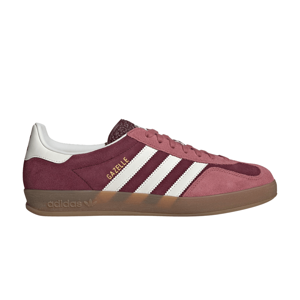 Adidas gazelles maroon on sale