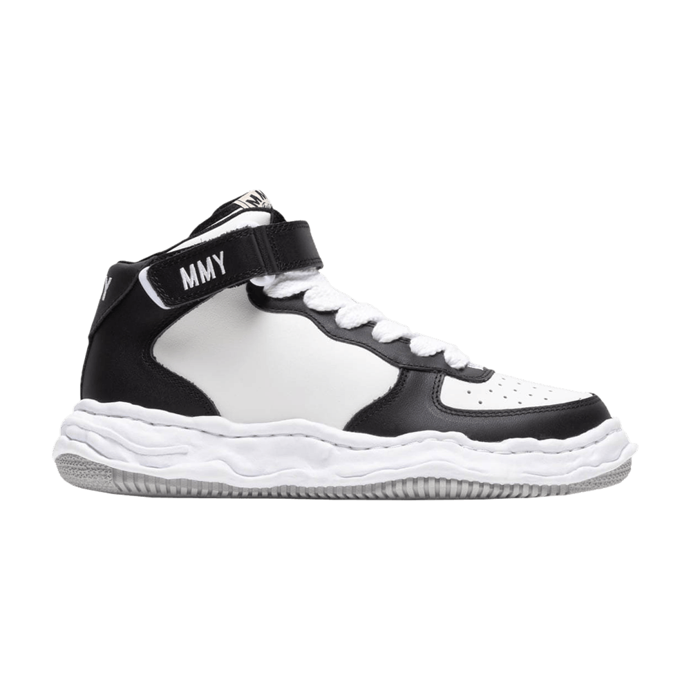 Кроссовки Maison Mihara Yasuhiro Wayne OG Sole Leather High 'Black White'
